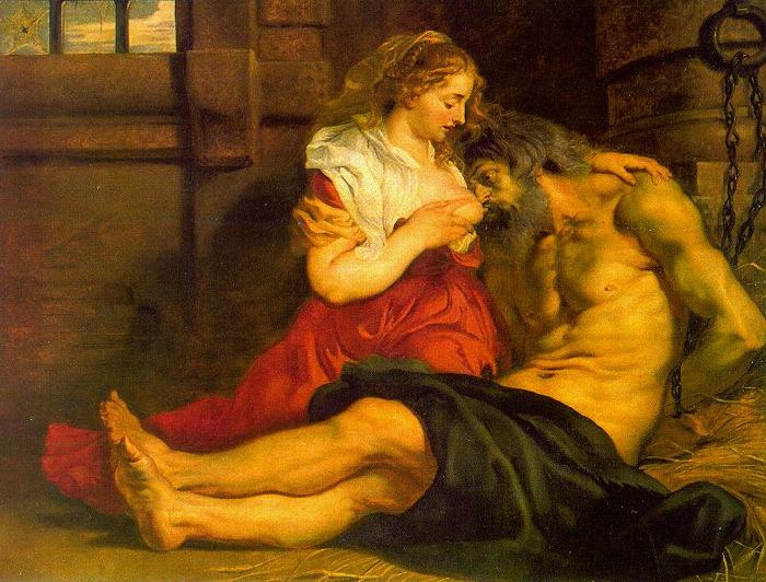 Peter Paul Rubens Roman Charity oil painting picture